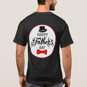 Happy Vatertag Hut und Krawatte T-Shirt