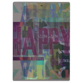 Happy Vatertag Ich Liebe mein Vater Zwischenablage Klemmbrett (Rückseite)