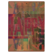 Happy Vatertag Ich Liebe meinen Vater Zwischenabla Klemmbrett (Rückseite)