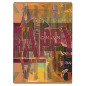 Happy Vatertag Ich Liebe meinen Vater Zwischenabla Klemmbrett (Rückseite)