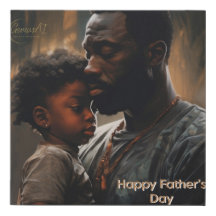 Happy Vatertag Imitate Canvas Print
