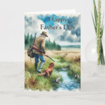 Happy Vatertag Jagen Grußkarte