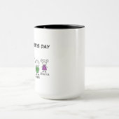 Happy Vatertag Kaffee Tasse (Zentrum)