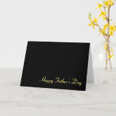 Happy Vatertag, Karte (Gelbe Blume)