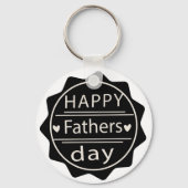 Happy Vatertag Kleines Geschenk für Vater 2025 Schlüsselanhänger (Rückseite)