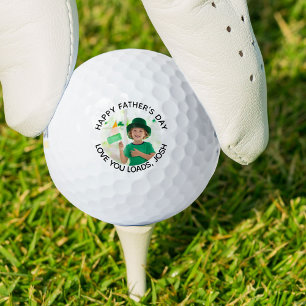 Happy Vatertag Liebe Sie Personalisiertes Foto Golfball