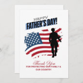 Happy Vatertag Militärkarte Feiertagskarte (Vorne/Hinten)