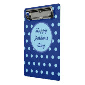 Happy Vatertag Mini-Zwischenablage (Marine) Mini Klemmbrett (Gewinkelt2)