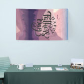 Happy Vatertag mit Berg Plaque Banner (Messeveranstaltung)