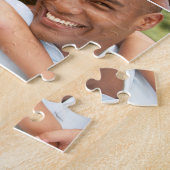 Happy Vatertag Mustache Foto Collage Puzzle (Seite)