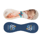 Happy Vatertag Navy Blue Typografie Baseball (Paneele)