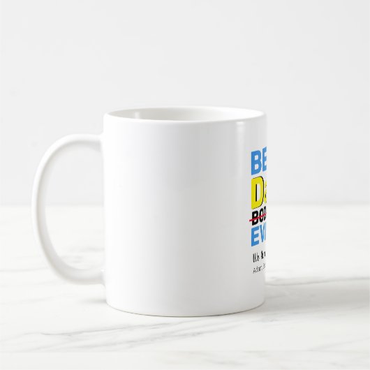 Happy Vatertag Papa Geschenk Kaffeetasse (Links)