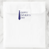Happy Vatertag Quadratischer Aufkleber (Tasche)
