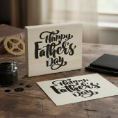 Happy Vatertag Rubber Briefmarke Gummistempel