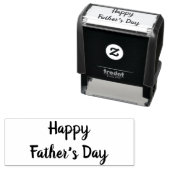 Happy Vatertag Rubber Briefmarke Permastempel (Beispiel)