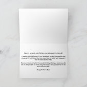 Happy Vatertag Schwarze Schuhe und Krawatte Karte (Innenseite)