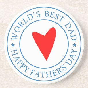 Happy Vatertag - Siegel Getränkeuntersetzer