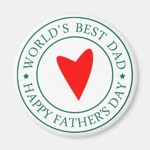 Happy Vatertag - Siegel Magnet