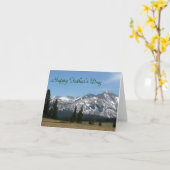 Happy Vatertag Sierra Nevada Bergkarte Karte (Gelbe Blume)