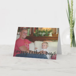 Happy Vatertag-Skript Karte