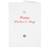 Happy Vatertag Sonnenblumen und Bienen auf blauem (Hinten)