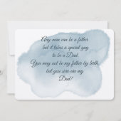 Happy Vatertag Step-Vater Karte (Rückseite)