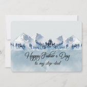 Happy Vatertag Step-Vater Karte (Vorderseite)