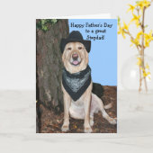 Happy Vatertag Stepdad Karte (Gelbe Blume)