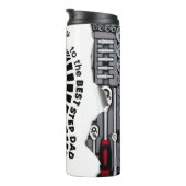 Happy Vatertag Steppte Vater Thermosbecher (Nach rechts gedreht)