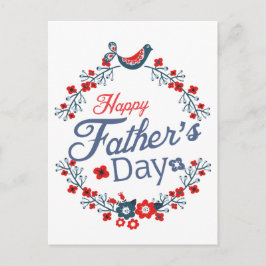 Happy Vatertag Sticker Postkarte