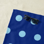 Happy Vatertag Strandtuch (Navy & Soft Blue) (Beispiel)