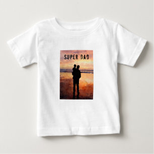 Happy Vatertag - Super Vater Baby T - Shirt