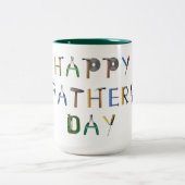 Happy Vatertag Tasse mit Tool Letter Design (Mittel)