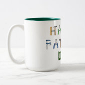 Happy Vatertag Tasse mit Tool Letter Design (Links)