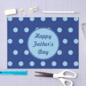 Happy Vatertag Tissue (Navy & Soft Blue) Seidenpapier (Handwerk)