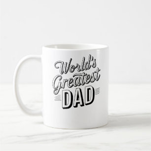Happy Vatertag, typografische Tasse