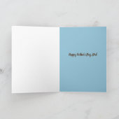 Happy Vatertag Vater Felsen Außenwelt Karte (Innenseite)