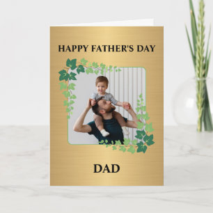 Happy Vatertag Vater Foto Custom Karte