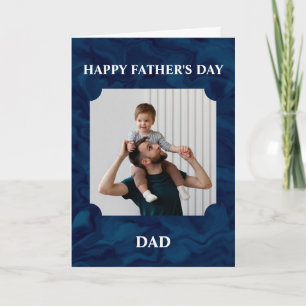 Happy Vatertag Vater Foto Custom Karte