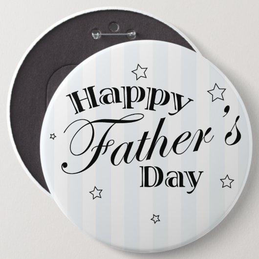 Happy Vatertag Vater Geschenk Idee Button (Vorne & Hinten)