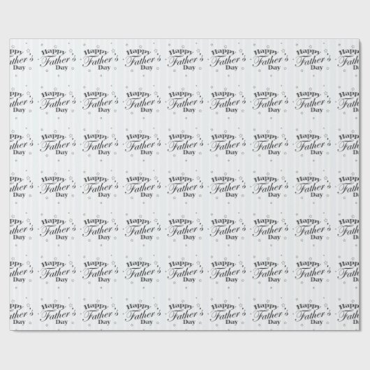 Happy Vatertag Vater Geschenk Idee Geschenkpapier (Flach)