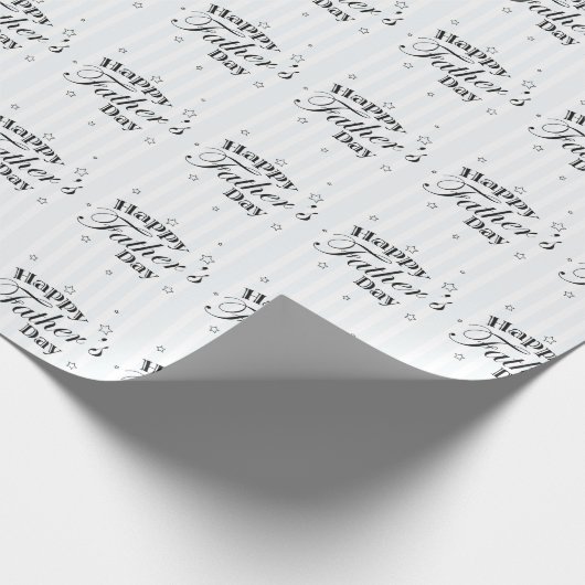 Happy Vatertag Vater Geschenk Idee Geschenkpapier (Ecke)