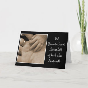 Happy Vatertag Vater von Sohn oder Tochter Karte