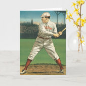 Happy Vatertag Vintag Baseball Sportkarte Karte (Gelbe Blume)