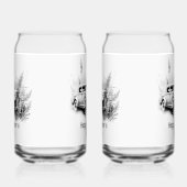 Happy Vatertag Vintage Betreuung Dosenglas (Links)