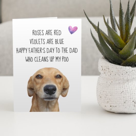 Happy Vatertag Vom Hund Niedliche Funny Card Karte