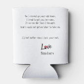 Happy Vatertag von deiner Dackel Hund Dosenkühler (Rückseite)