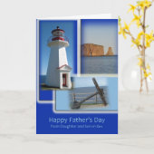 Happy Vatertag - Von Tochter und Schwiegersohn Karte (Gelbe Blume)