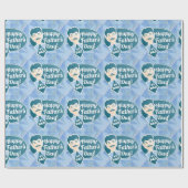 Happy Vathers Day #1 Vater Geschenkpapier (Flach)