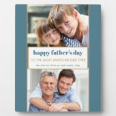 Happy Vathers Day 2 Foto Moderne Fotoplatte (Vorderseite)